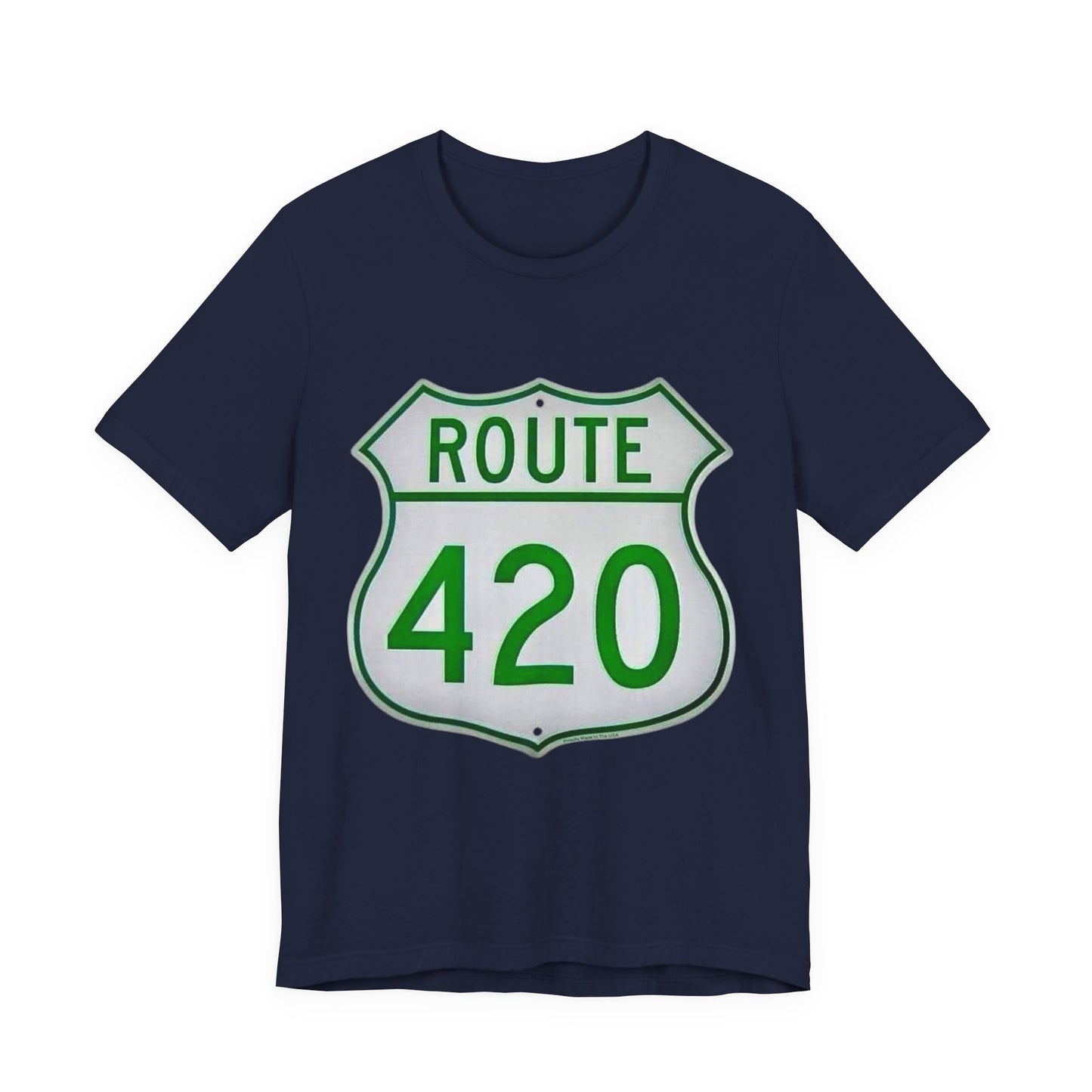 Route 420 Graphic Tee, Unisex Short Sleeve Shirt, Vintage Road Trip Shirt, Cool Casual Wear, Gift for Adventure Lovers, Fun Summer Tee