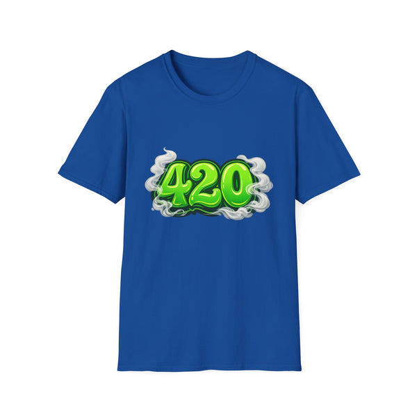 Neon 420 Graphic T-Shirt – Bold Green Street Style Cannabis Culture Tee