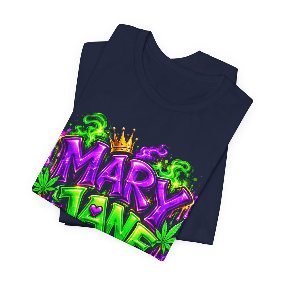 Mary Jane 2025 Louder Than Life T-Shirt | Neon Graphic Stoner Tee Printify