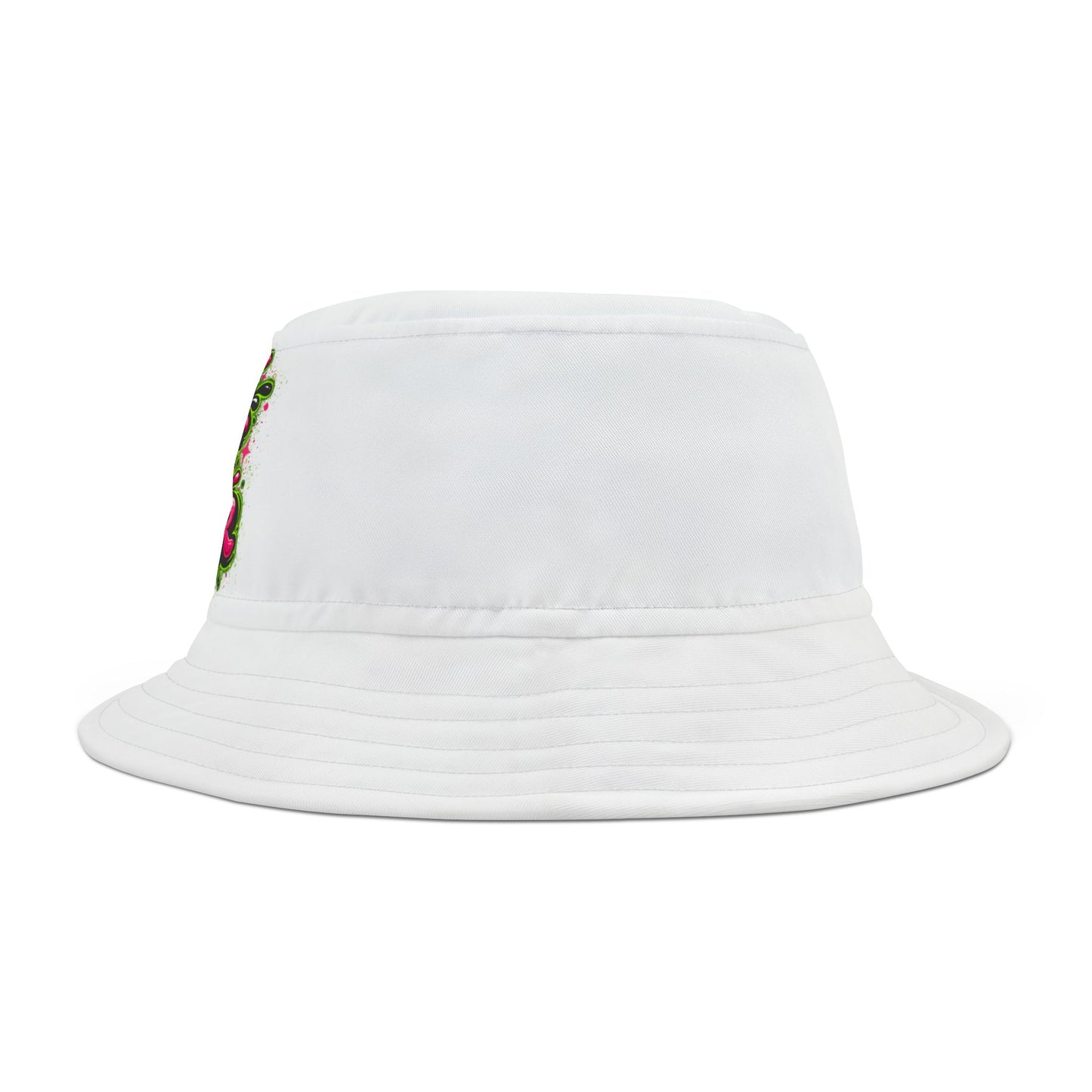 Pot Girl Summer Bucket Hat | 420 Streetwear Cannabis Hat | Festival Weed Fashion | Trendy Stoner Aesthetic Cap for Women