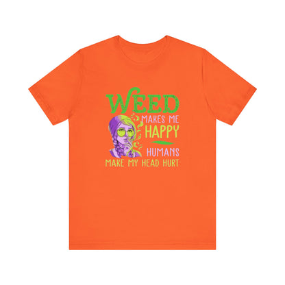 Funny Weed T-Shirt, Casual Tee for Stoners, Great Gift for 420 Celebrations, Unique Humor Shirt for Relaxing, Unisex Jersey Short Sleeve Tee-Mary Jane 2025