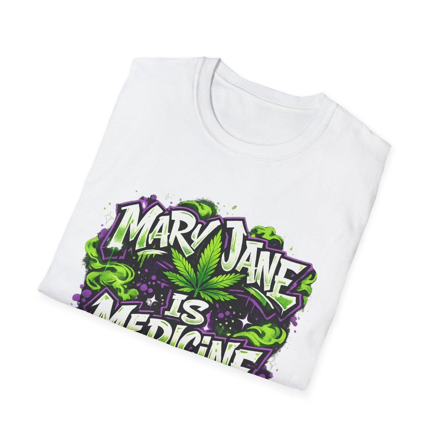 Marijuana Is Medicine T-Shirt — Mary Jane Is Medicine Graphic Tee