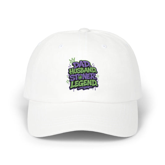 Dad Husband Stoner Legend Shirt | Funny Cannabis Dad Tee | Father's Day Gift for Weed Loving Dads