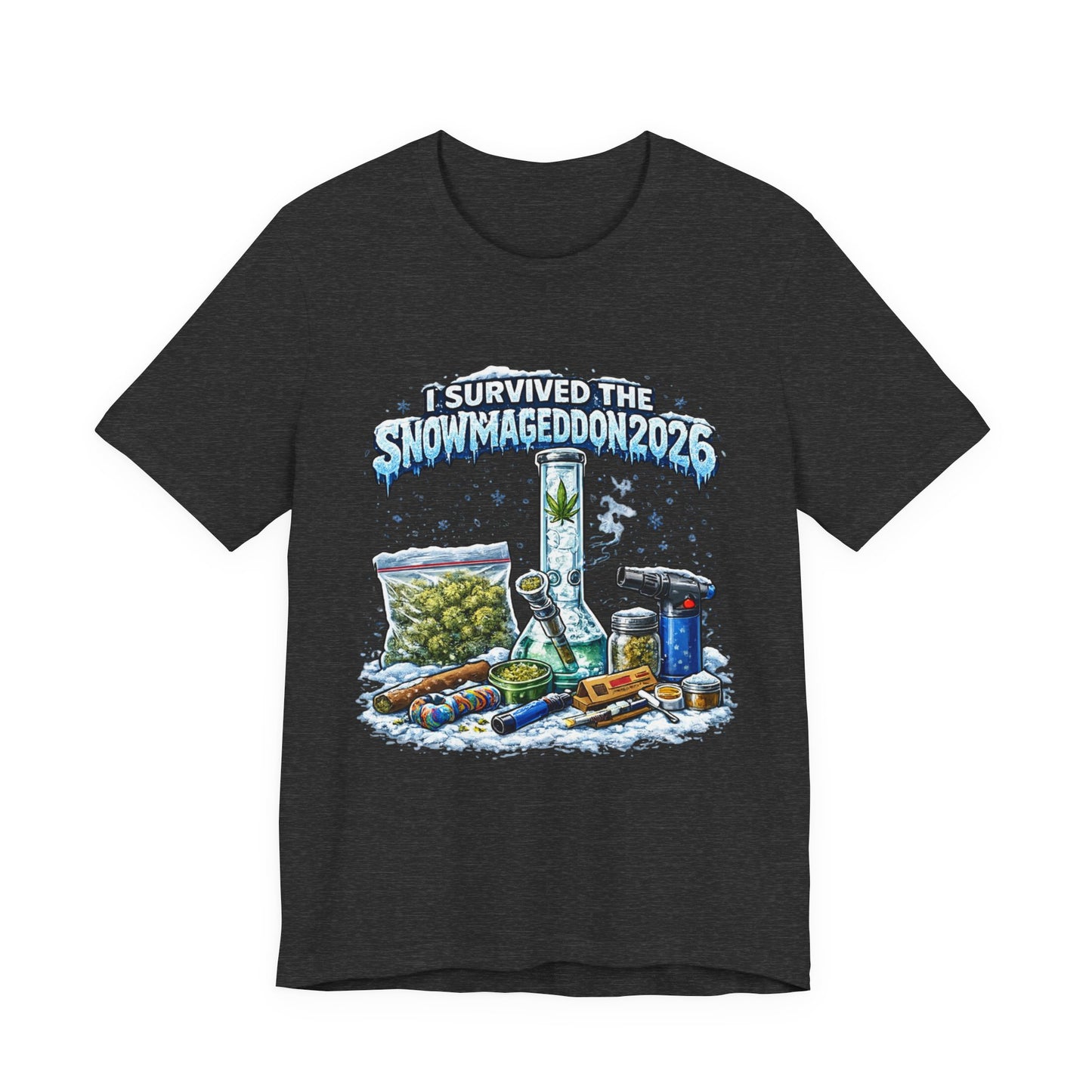 I Survived Snowmageddon 2026 Winter Survival Graphic Tee