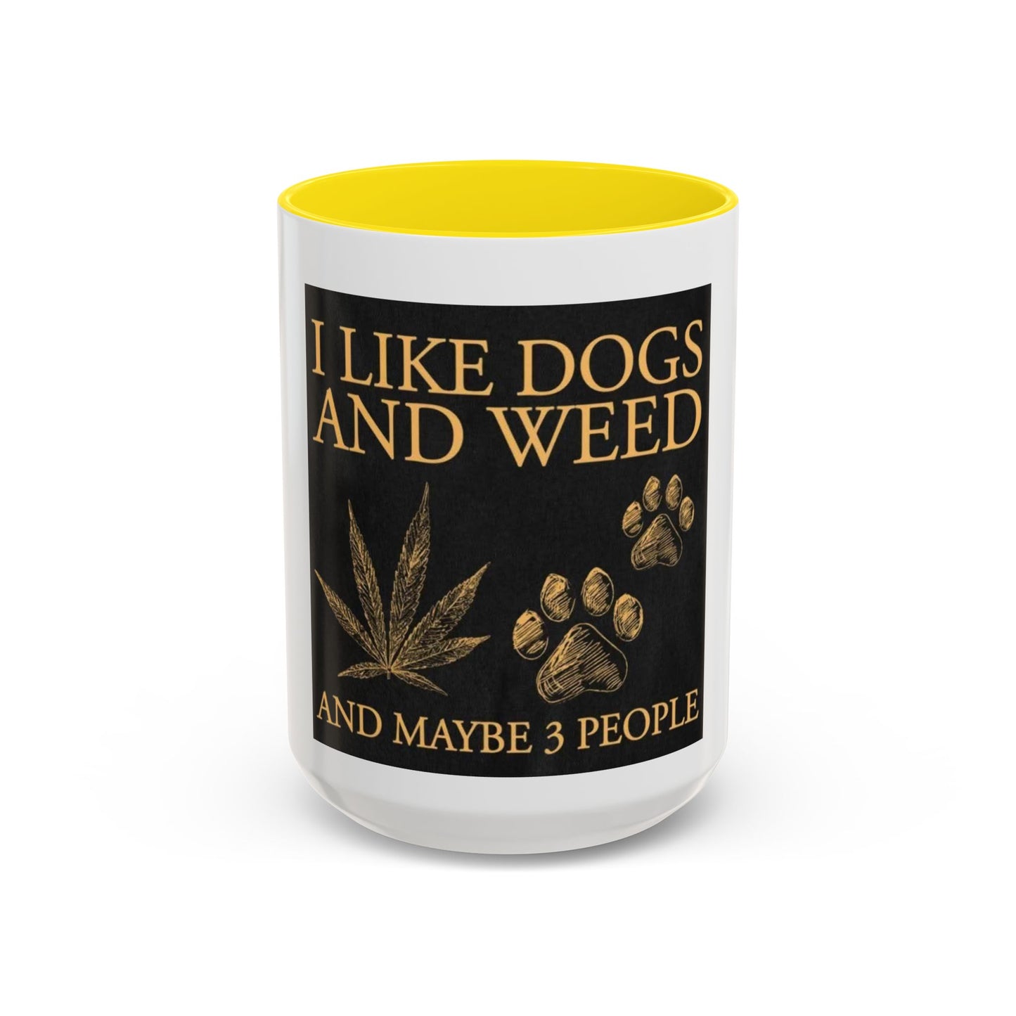 Funny Dog Lover Coffee Mug - I Like Dogs and Weed, Gifts for Pet Owners, Cannabis Lovers, Dog Mom, Tea Drinkers-Mary Jane 2025