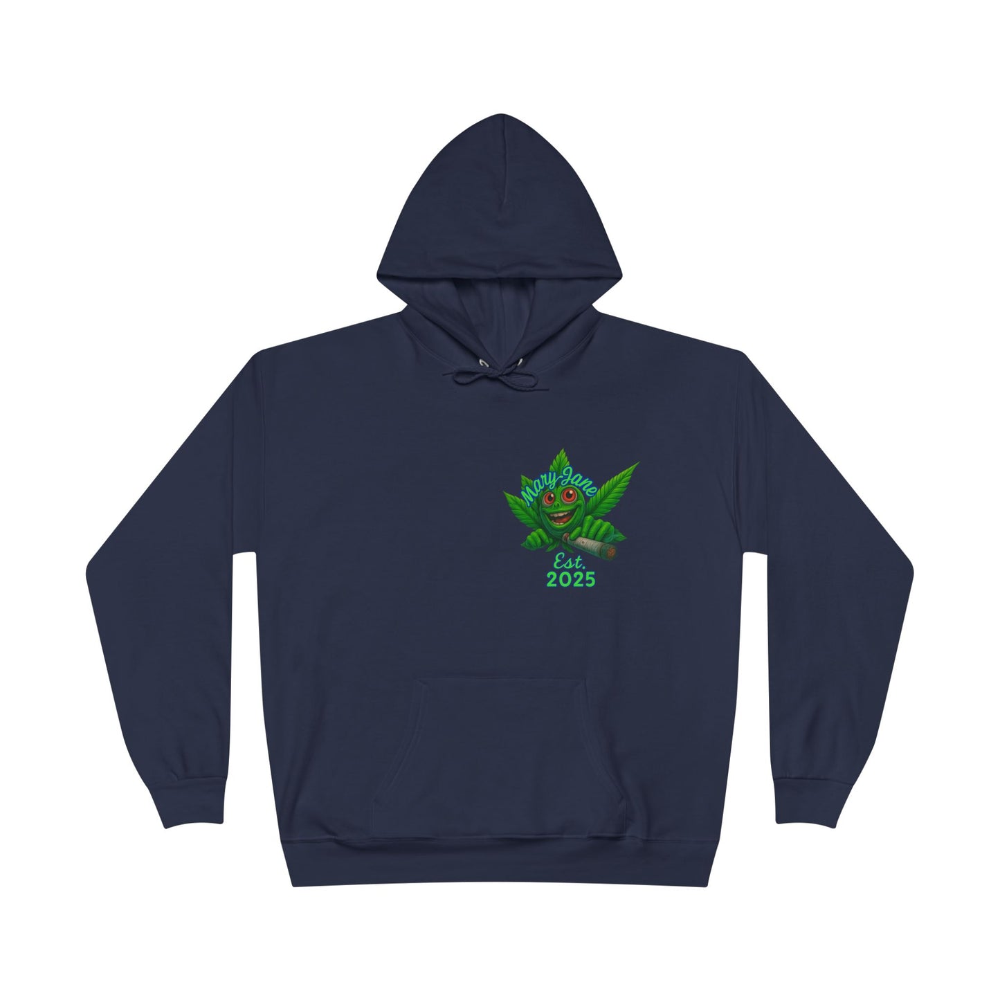 Ghostly Vibes Eco-Friendly Hoodie, Halloween Sweatshirt, Unisex Pullover, Festival Fashion, EcoSmart Apparel, Ghost Goblins Ganja