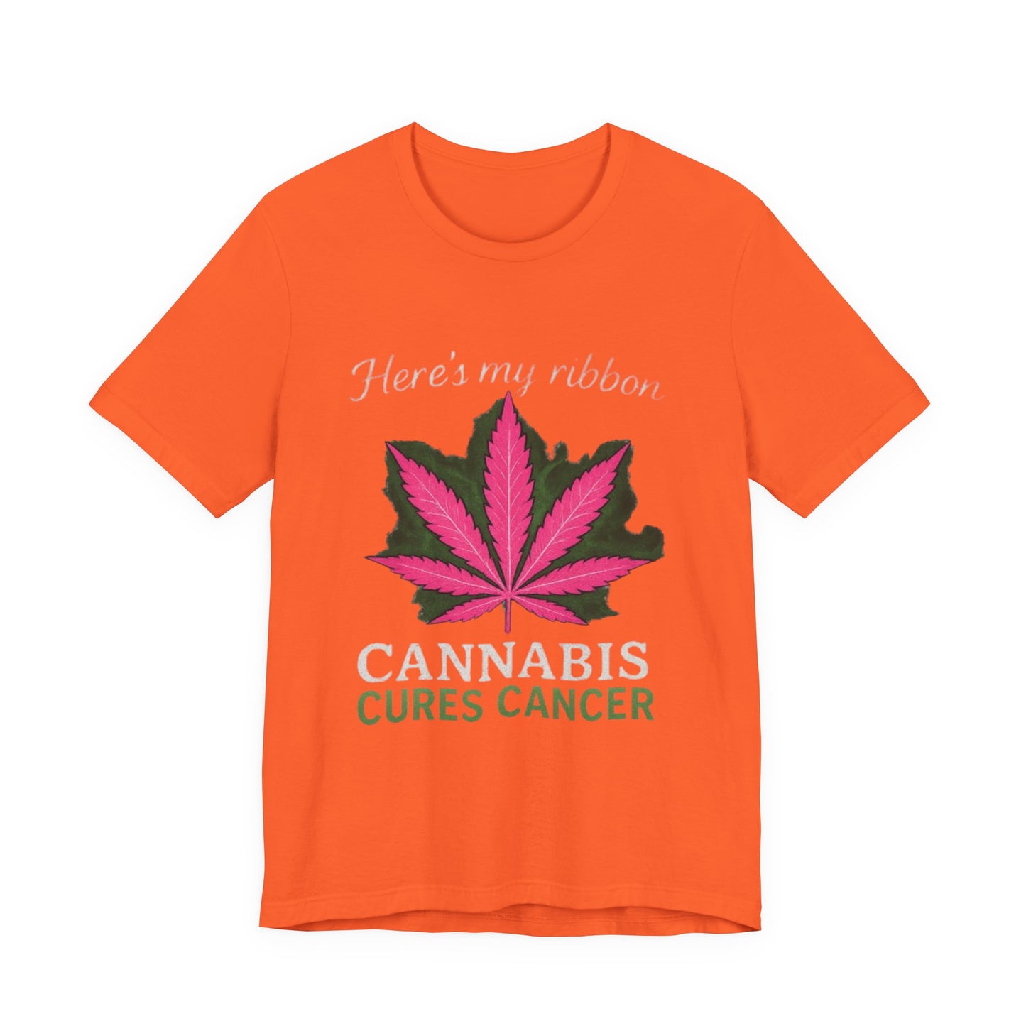 Cannabis Awareness Tee - Unisex Jersey Short Sleeve T-Shirt, Support Cancer Awareness, Gift for Advocates, Fundraiser Apparel