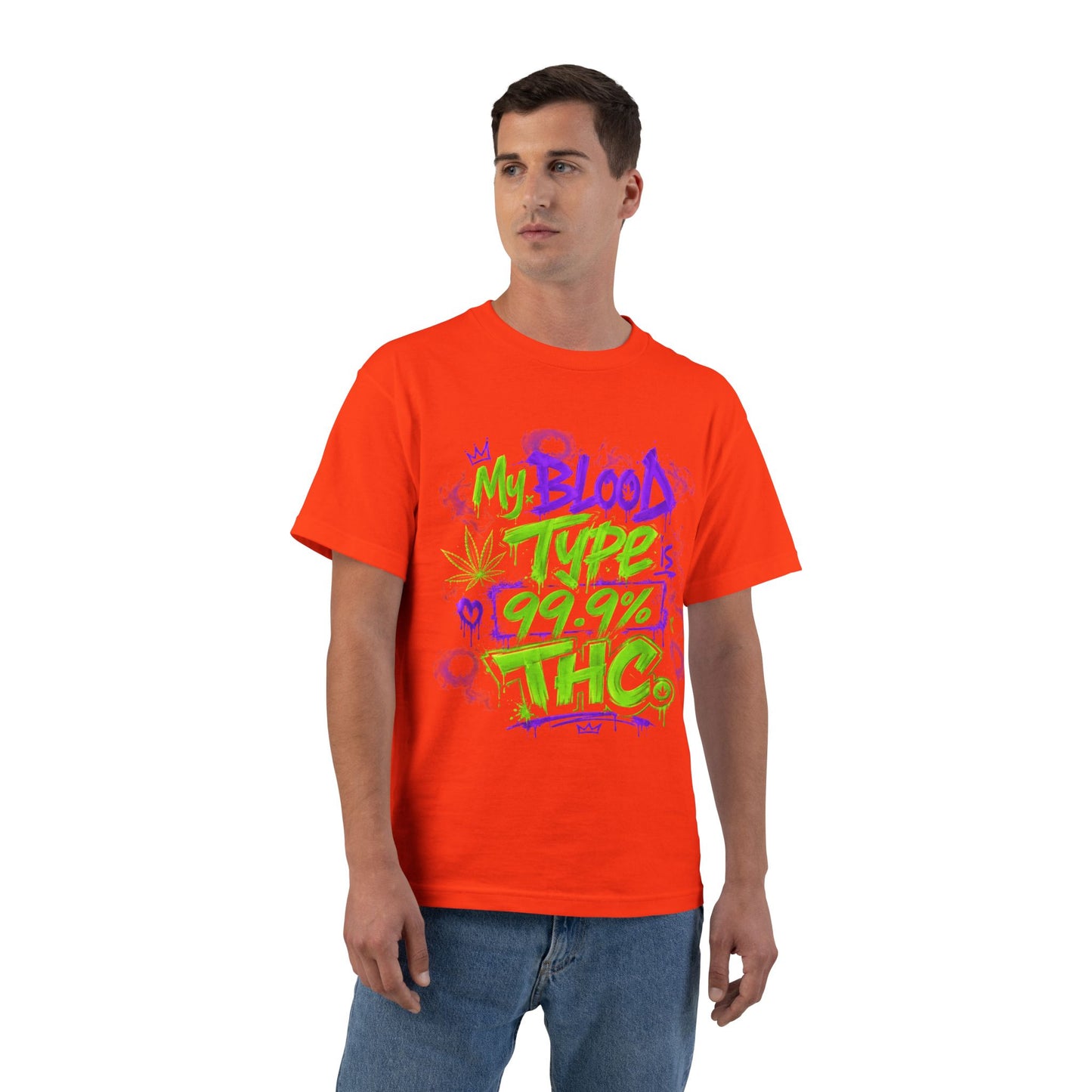My Blood Type 99.9% THC Graphic T-Shirt