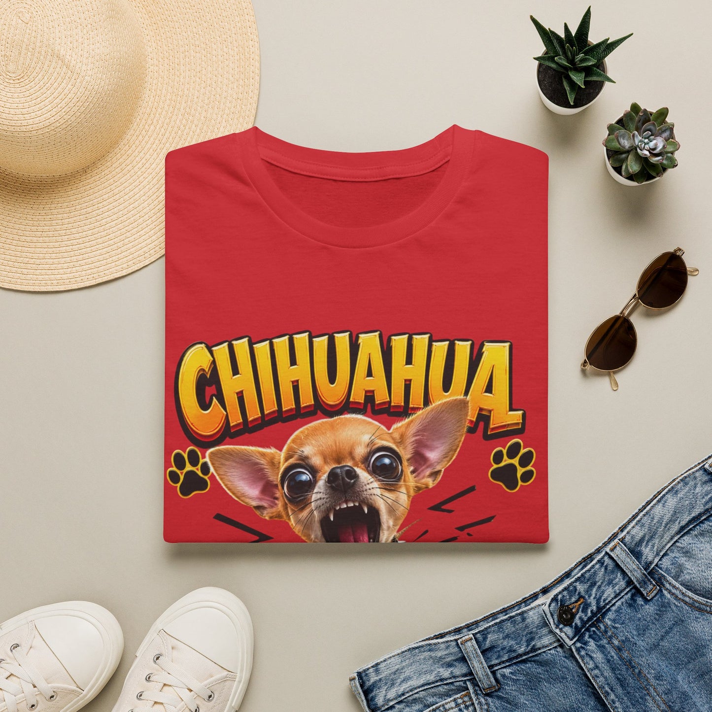 Chihuahua Mouth T-Shirt — Funny Cute Dog Graphic Tee for Chihuahua Lovers