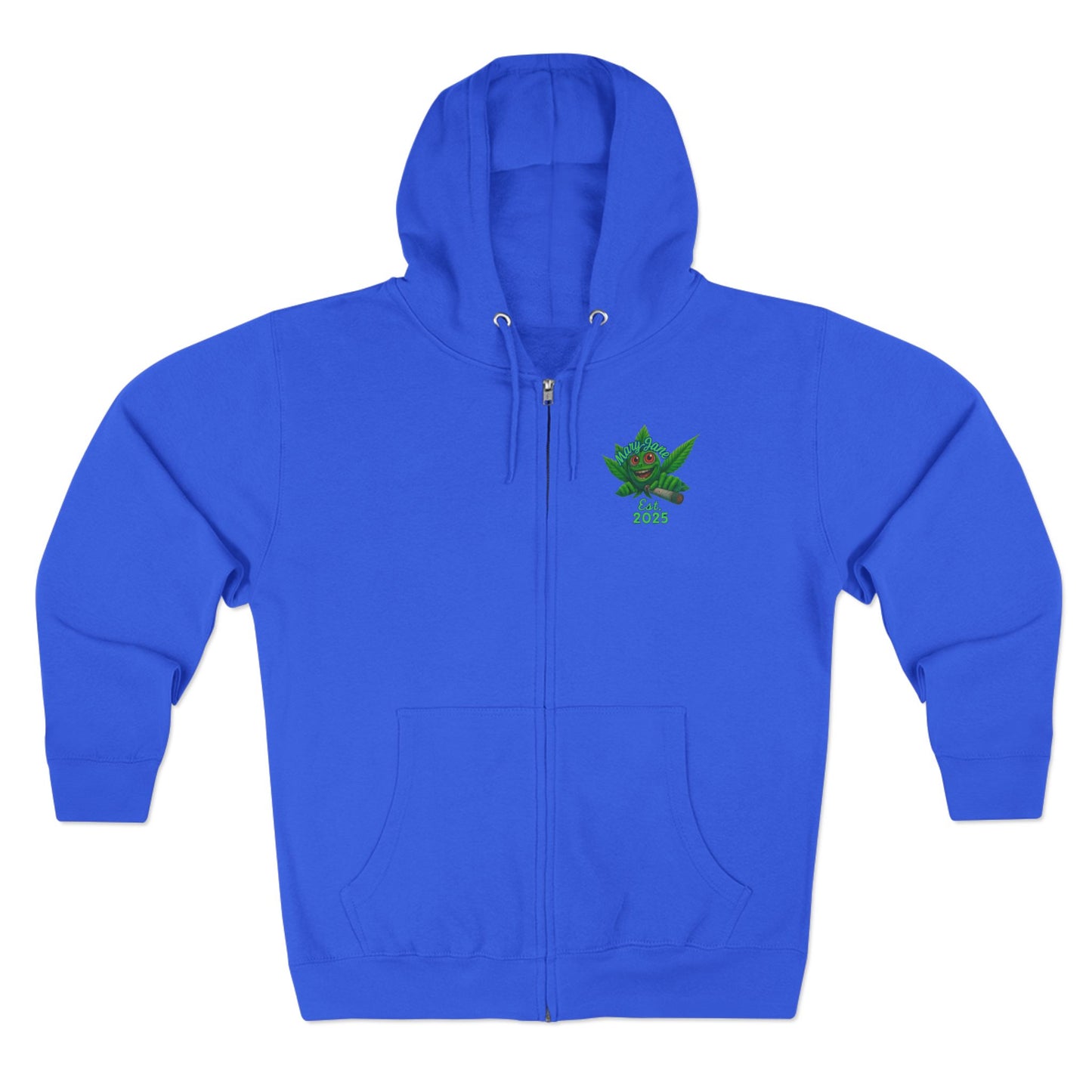 Stoner King Zip Hoodie - Trendy Unisex Hoodie for Chill Vibes, Perfect for Parties, Gifts, 420 Celebrations, Comfortable Layering