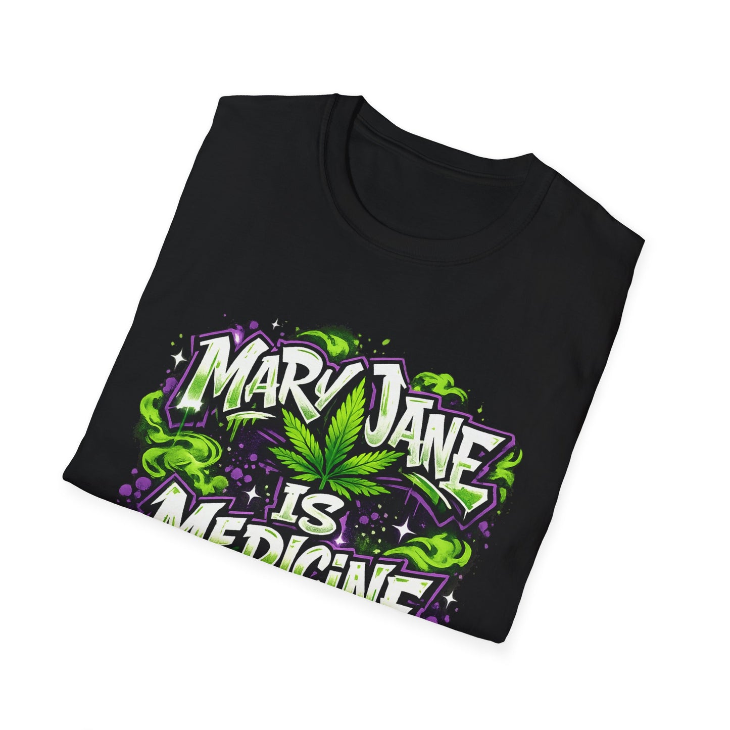 Marijuana Is Medicine T-Shirt — Mary Jane Is Medicine Graphic Tee