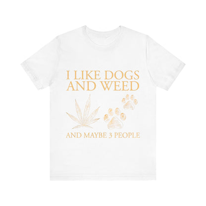 Dog Lover Tee - Fun Dog Loving Coffee Cup Design
