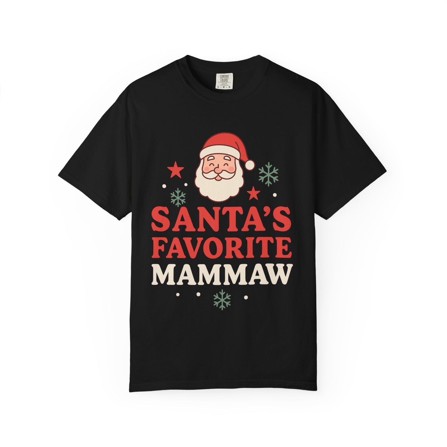 Santa's Favorite Mammaw T-Shirt — Cute Grandma Christmas Tee