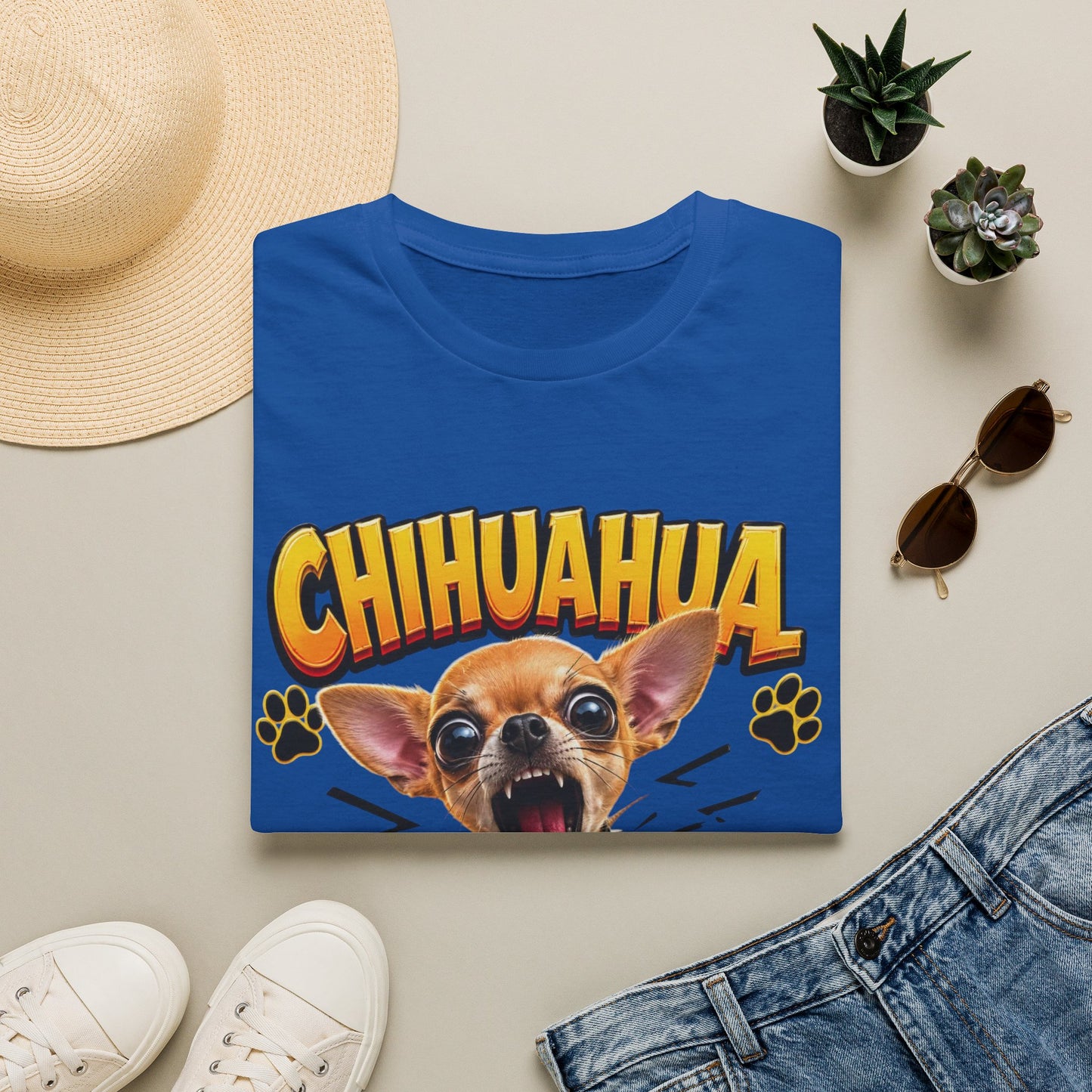 Chihuahua Mouth T-Shirt — Funny Cute Dog Graphic Tee for Chihuahua Lovers