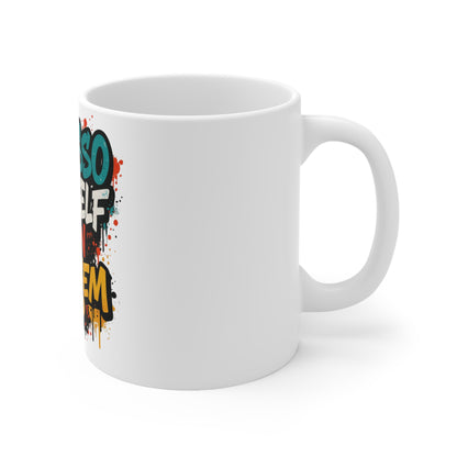 Express Yourself Coffee Mug - Fun 11oz & 15oz Ceramic Cups for Coffee Lovers
