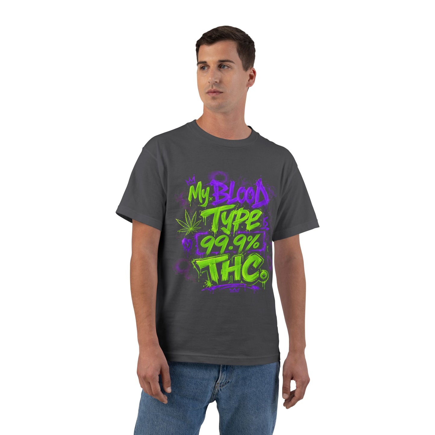 My Blood Type 99.9% THC Graphic T-Shirt