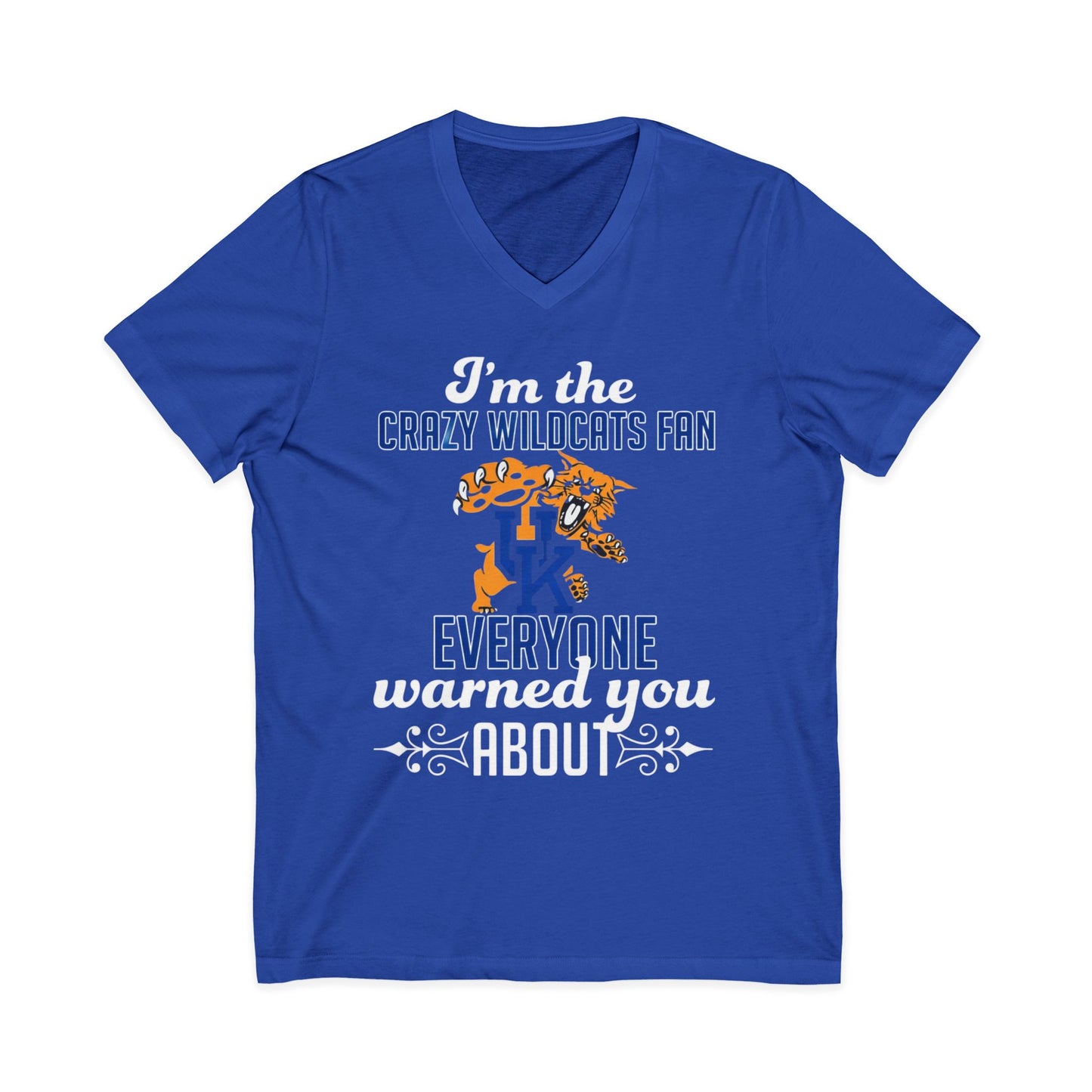 Crazy Wildcats Fan Shirt, Kentucky Football Basketball Tee, Everyone Warned You About Me, Game Day Shirt, UK Fan Apparel Gift