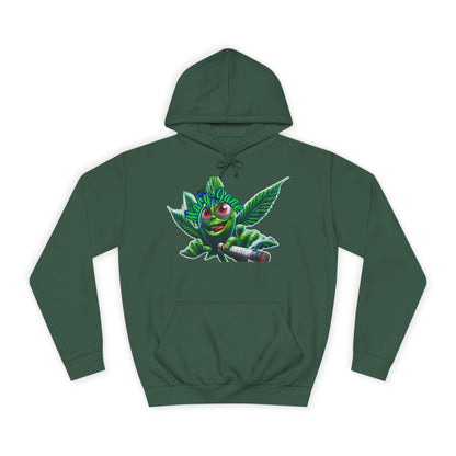 Unisex College Hoodie with Playful Leaf Design, Trendy Sweatshirt for Students, Eco-friendly Apparel, Gift for Graduates, Relaxed [...]-Mary Jane 2025