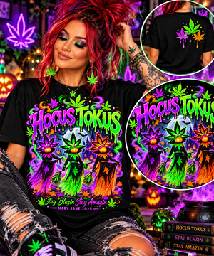 Hocus Tokus Halloween T-Shirt | Funny Stoner Witch Shirt | Mary Jane 2025 Printify