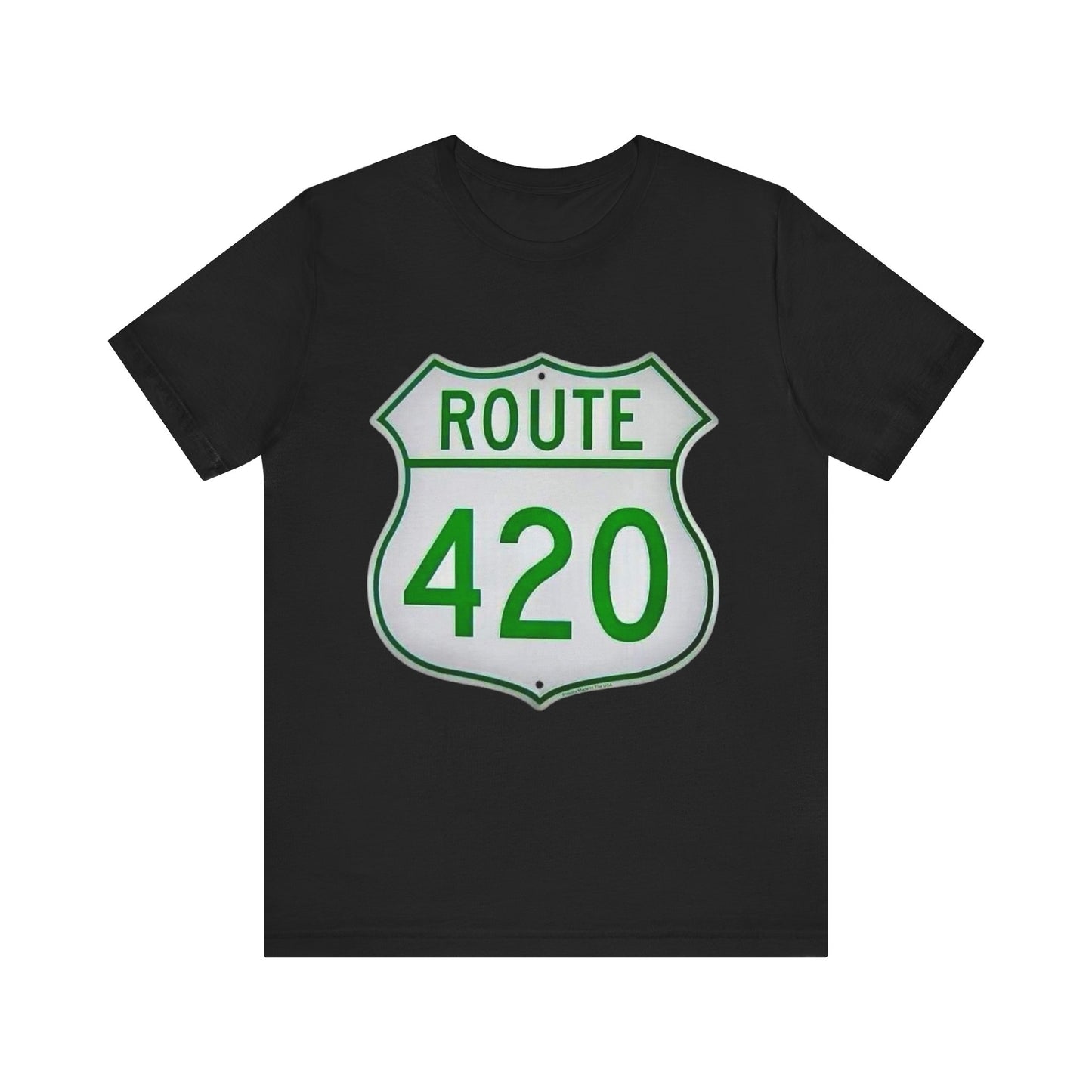 Route 420 Graphic Tee, Unisex Short Sleeve Shirt, Vintage Road Trip Shirt, Cool Casual Wear, Gift for Adventure Lovers, Fun Summer Tee