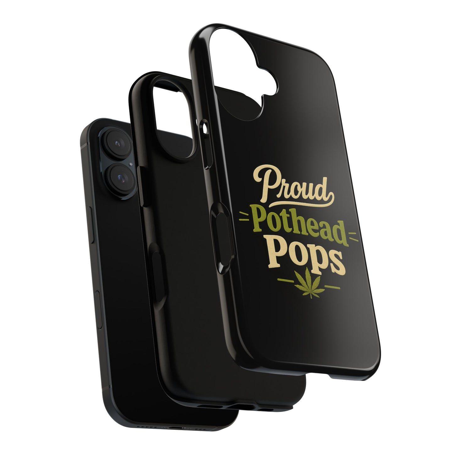 Proud Pothead Pops Phone Case for iPhone 16, iPhone 15 Pro & Samsung Galaxy | Funny Stoner Dad Gift