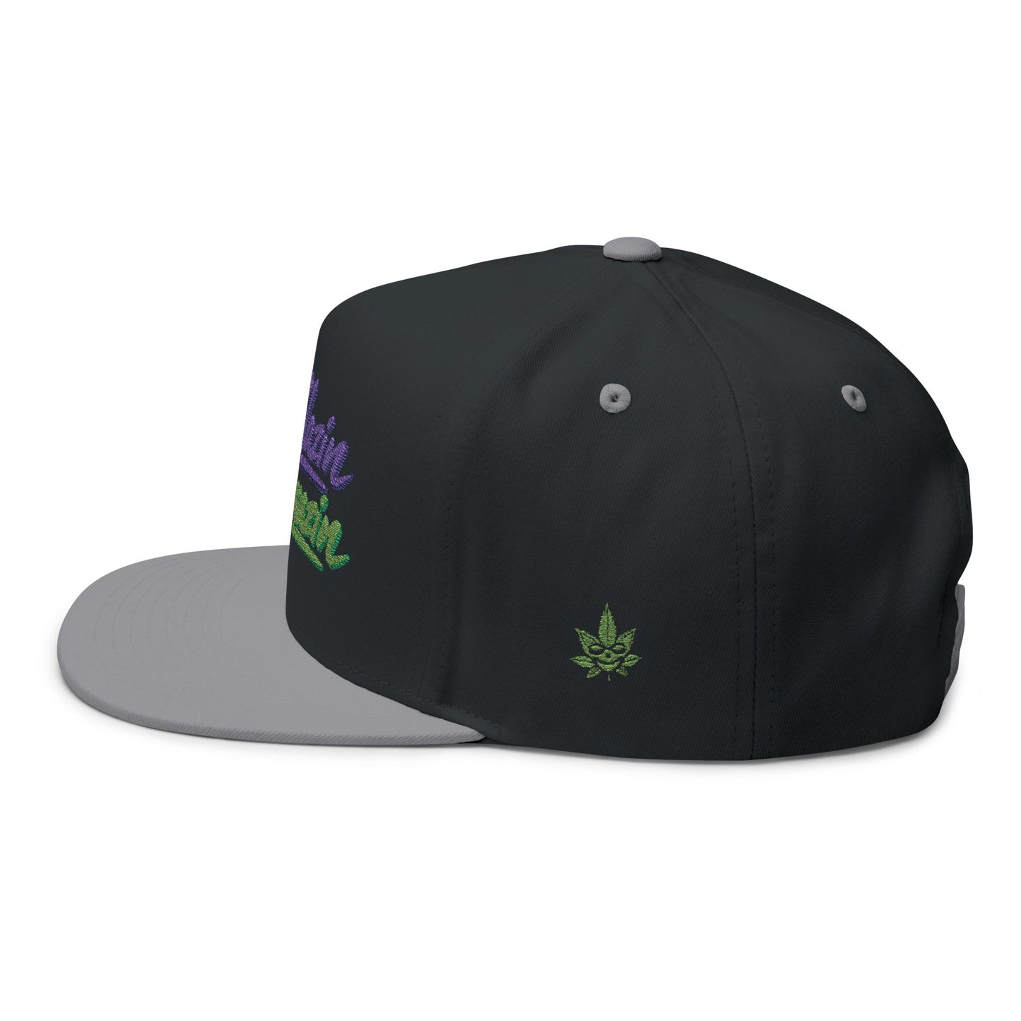 Stay Blazin Stay Amazin Embroidered Snapback Hat – Neon Cannabis Streetwear Cap