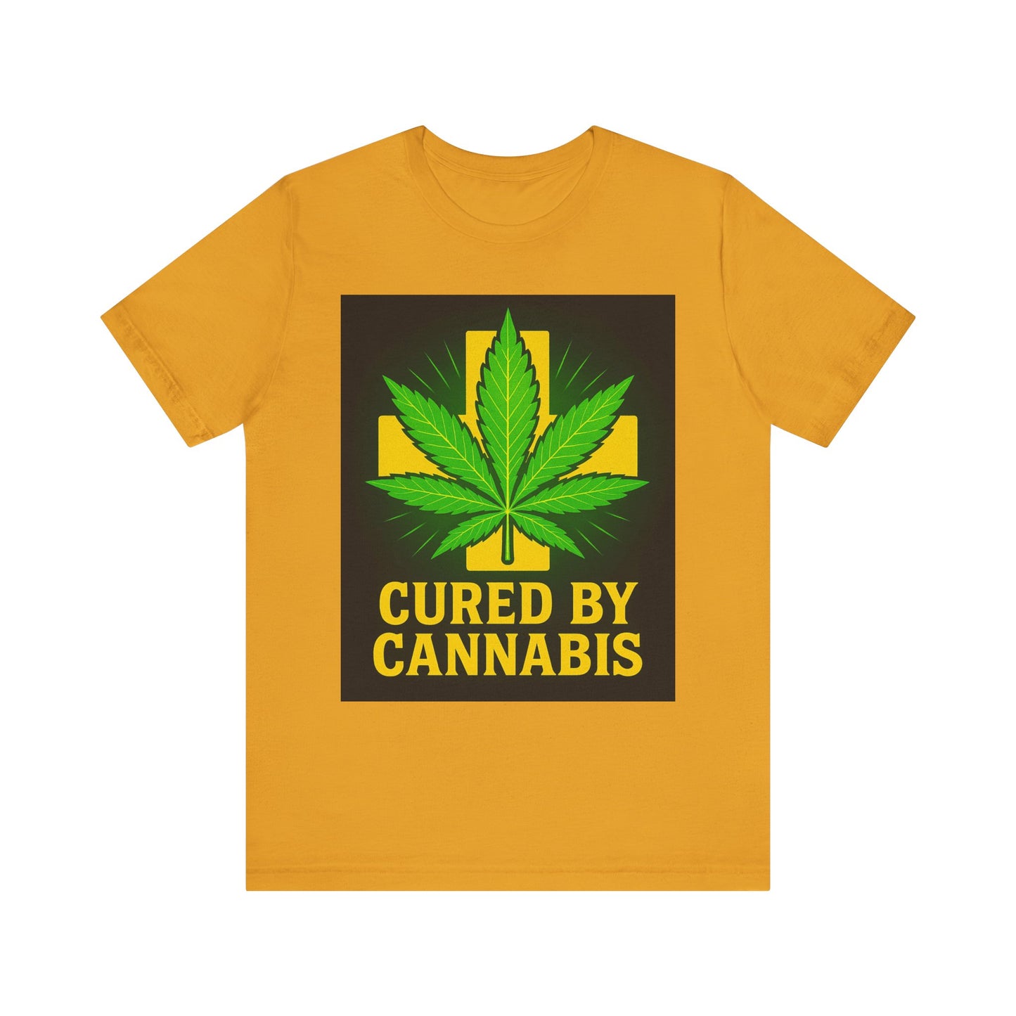 Cured by Cannabis Tee, Unisex Jersey Short Sleeve Shirt for Cannabis Lovers, Gift for Stoners, Cannabis Awareness Tee, Relaxed Fit [...]