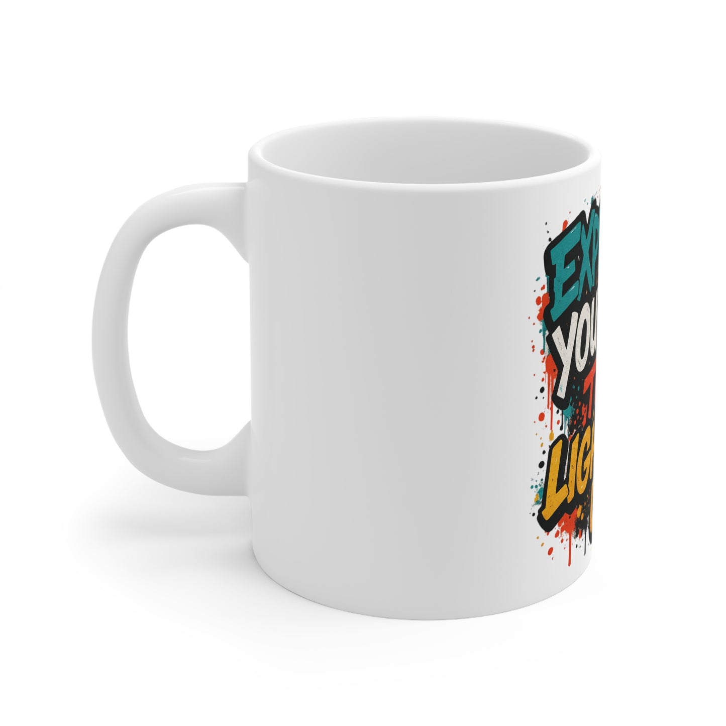 Express Yourself Coffee Mug - Fun 11oz & 15oz Ceramic Cups for Coffee Lovers