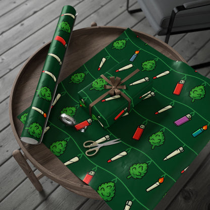 Christmas Lighter & Tree Wrapping Paper – Festive Holiday Gift Wrap