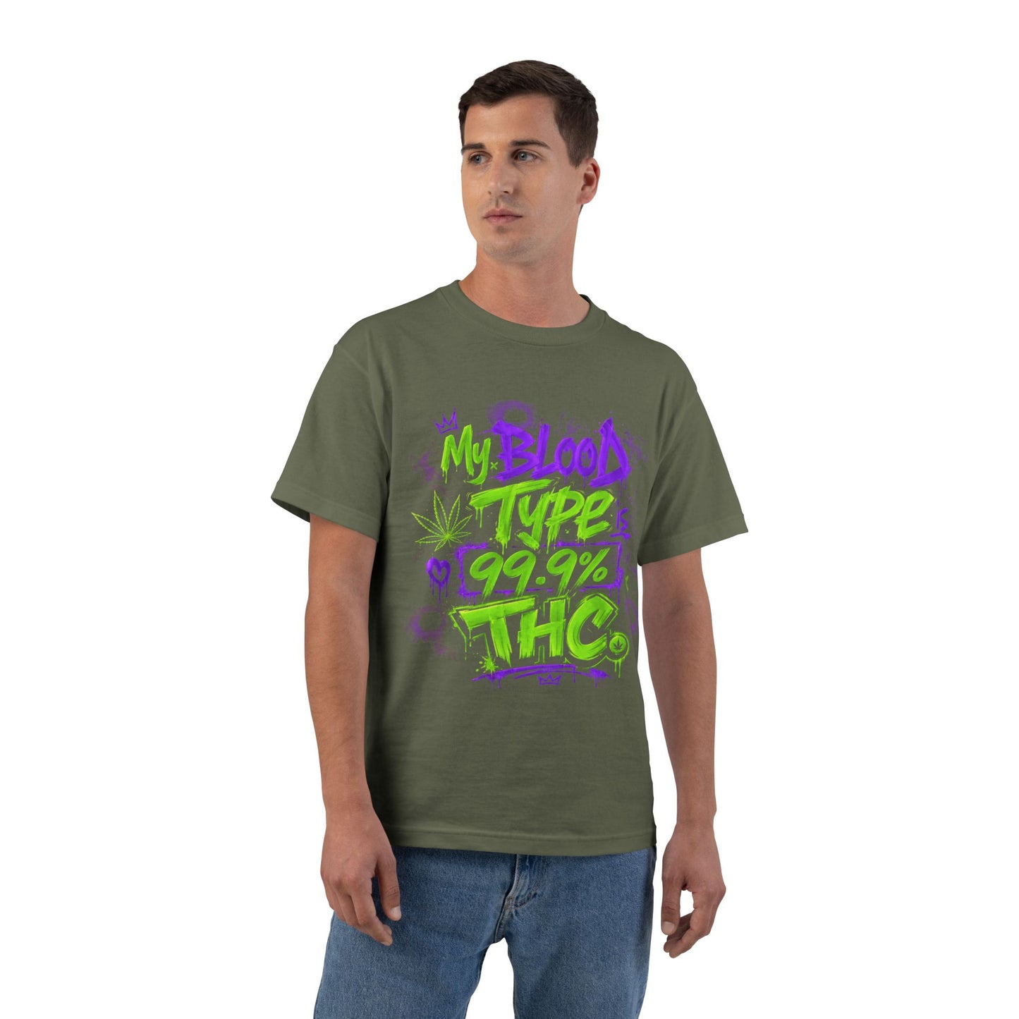 My Blood Type 99.9% THC Graphic T-Shirt