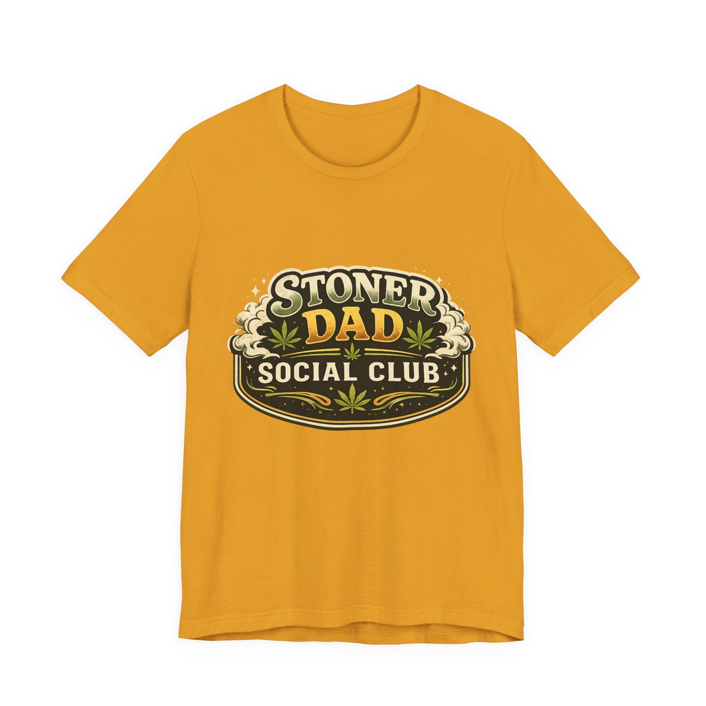 Stoner Dad Social Club Shirt | Funny Cannabis Dad Graphic Tee | Retro Weed Dad Apparel
