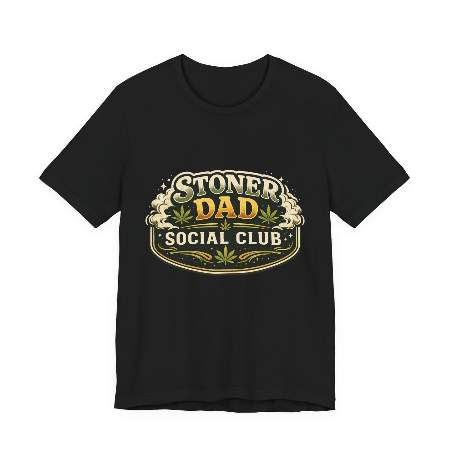 Stoner Dad Social Club Shirt | Funny Cannabis Dad Graphic Tee | Retro Weed Dad Apparel