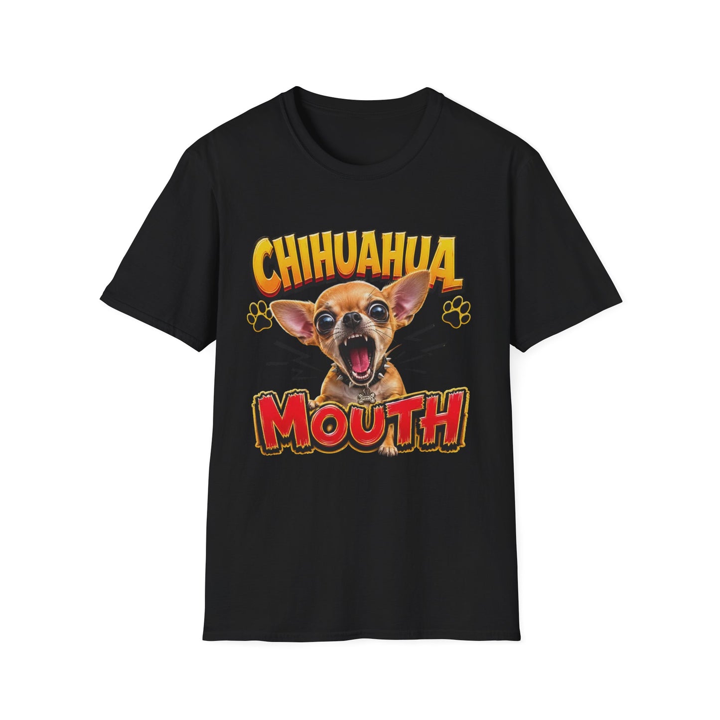 Chihuahua Mouth T-Shirt — Funny Cute Dog Graphic Tee for Chihuahua Lovers