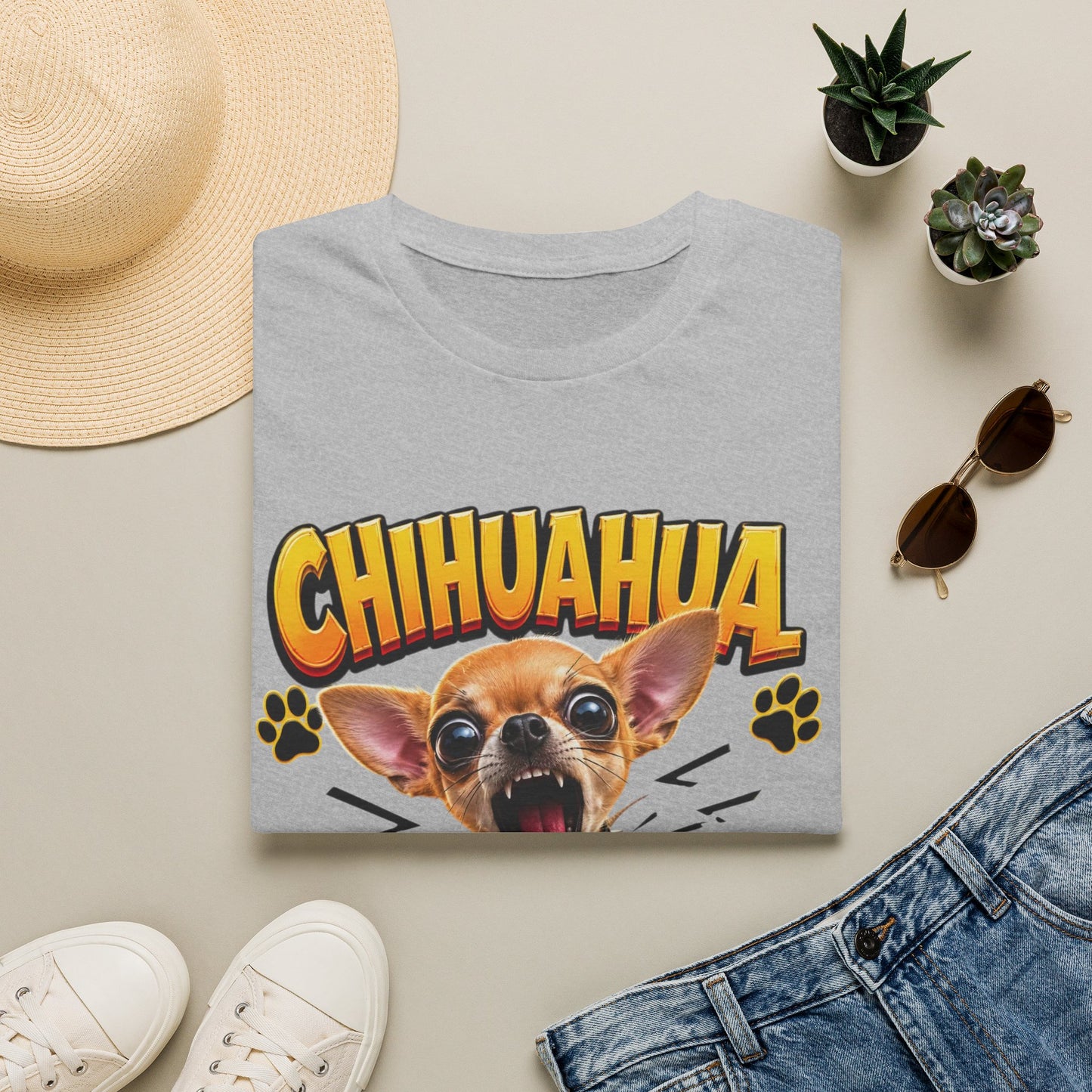 Chihuahua Mouth T-Shirt — Funny Cute Dog Graphic Tee for Chihuahua Lovers
