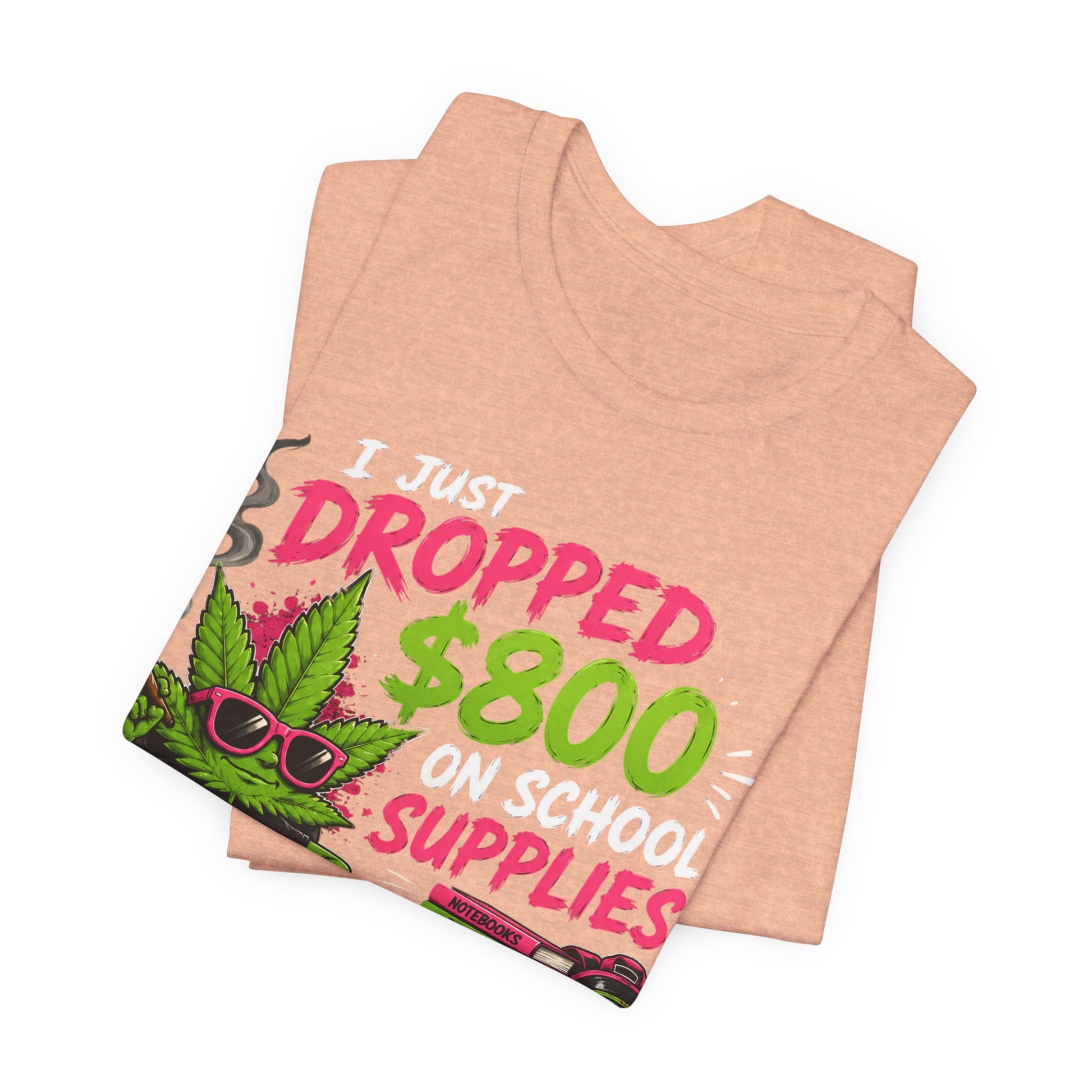 I Just Dropped $800 on School Supplies... Don't Judge Me for This $20 Blunt | Funny Parent Back-to-School Shirt Printify