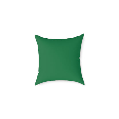 Hot Mess Higher Vibes Pillow — Green Cannabis Leaf Decorative Throw Pillow