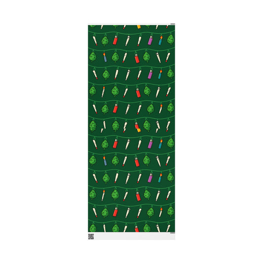 Christmas Lighter & Tree Wrapping Paper – Festive Holiday Gift Wrap
