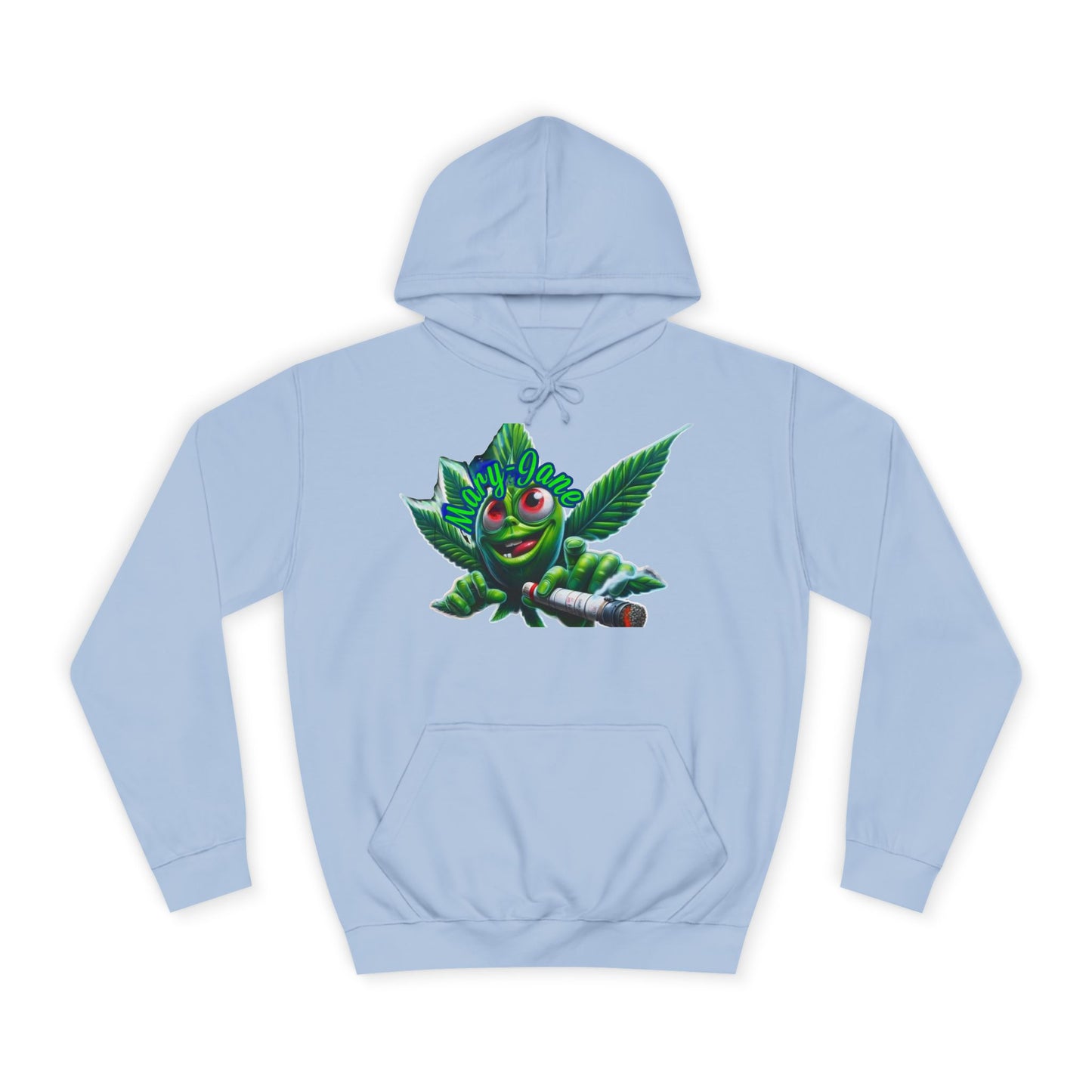 Unisex College Hoodie with Playful Leaf Design, Trendy Sweatshirt for Students, Eco-friendly Apparel, Gift for Graduates, Relaxed [...]-Mary Jane 2025