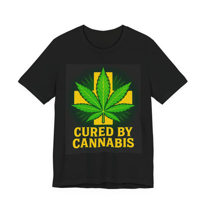 Cured by Cannabis Tee, Unisex Jersey Short Sleeve Shirt for Cannabis Lovers, Gift for Stoners, Cannabis Awareness Tee, Relaxed Fit [...]
