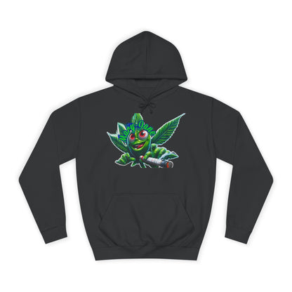 Unisex College Hoodie with Playful Leaf Design, Trendy Sweatshirt for Students, Eco-friendly Apparel, Gift for Graduates, Relaxed [...]-Mary Jane 2025