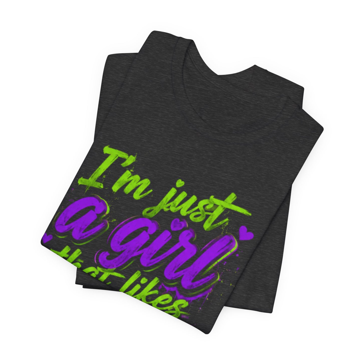 I'm Just a Girl That Likes Big Blunts Funny Cannabis T-Shirt | Front & Back Stoner Graphic Tee | 420 Lifestyle Gift for Women