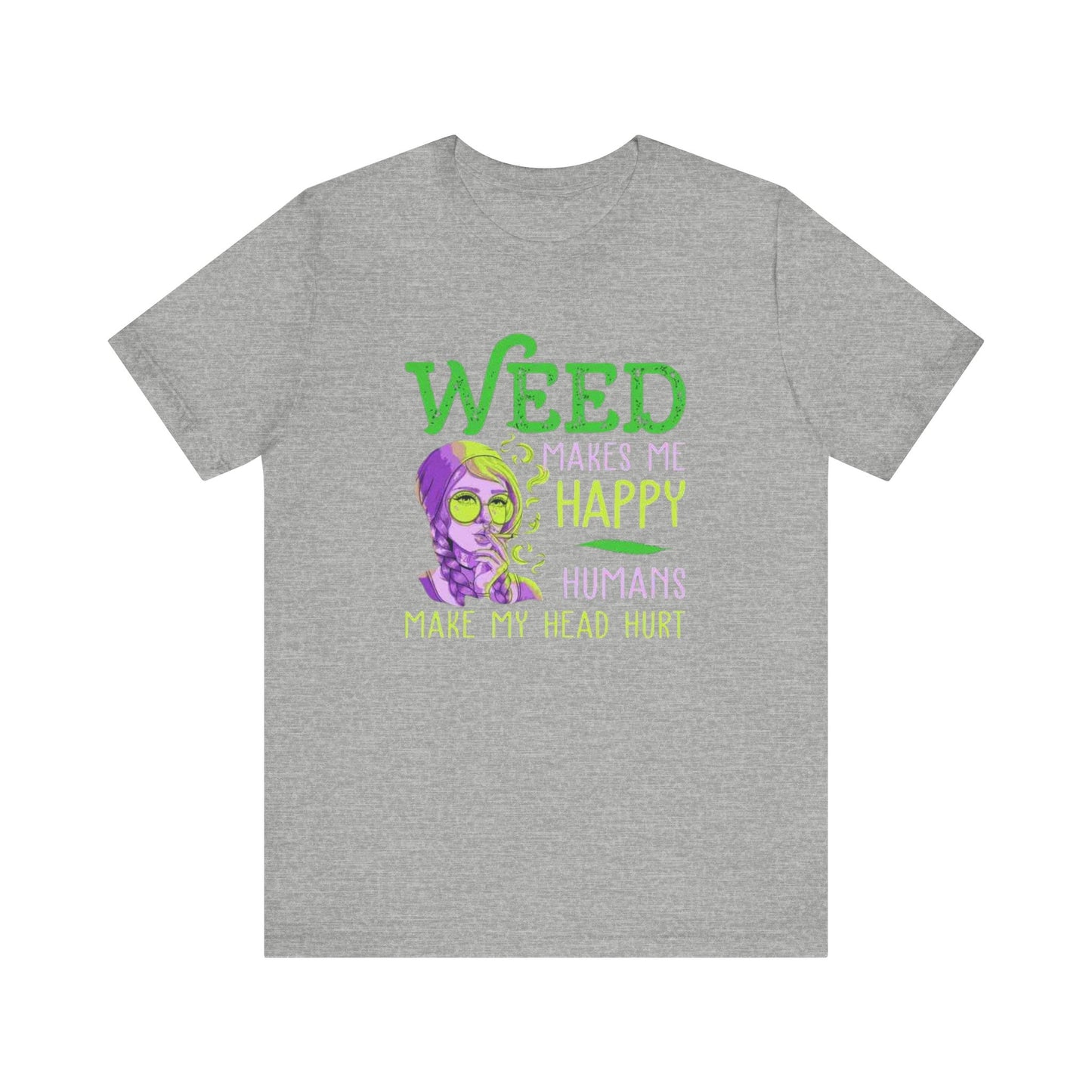 Funny Weed T-Shirt, Casual Tee for Stoners, Great Gift for 420 Celebrations, Unique Humor Shirt for Relaxing, Unisex Jersey Short Sleeve Tee-Mary Jane 2025