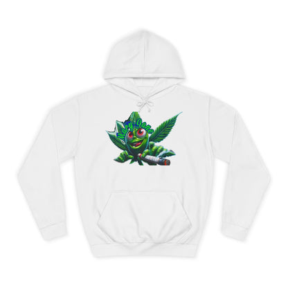 Unisex College Hoodie with Playful Leaf Design, Trendy Sweatshirt for Students, Eco-friendly Apparel, Gift for Graduates, Relaxed [...]-Mary Jane 2025