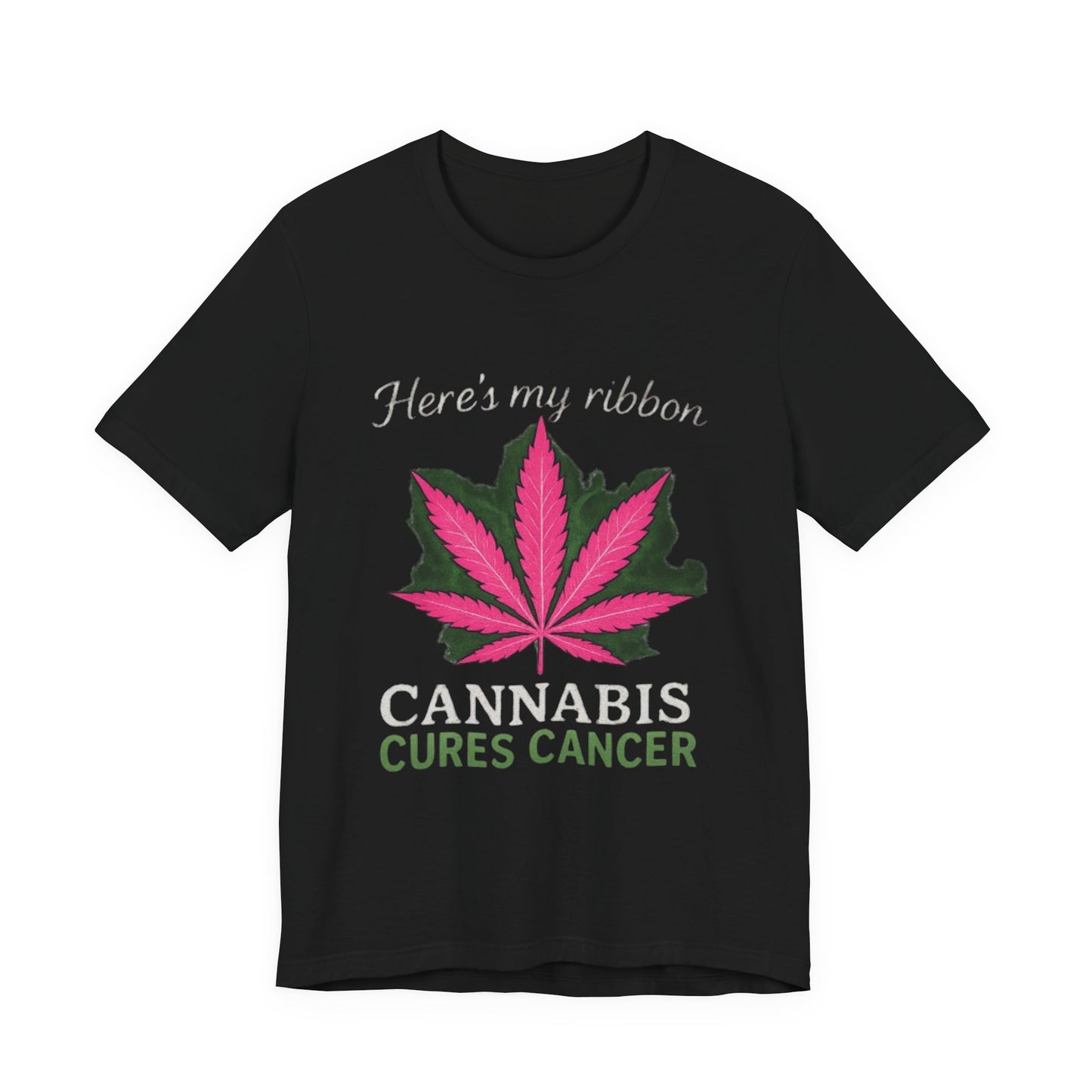 Cannabis Awareness Tee - Unisex Jersey Short Sleeve T-Shirt, Support Cancer Awareness, Gift for Advocates, Fundraiser Apparel