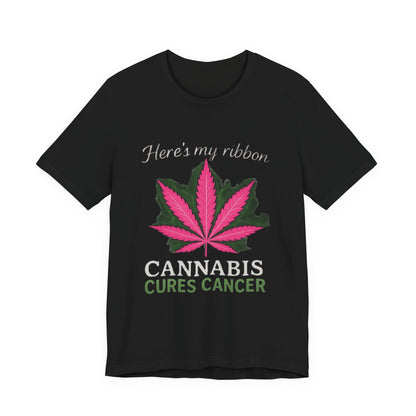 Cannabis Awareness Tee - Unisex Jersey Short Sleeve T-Shirt, Support Cancer Awareness, Gift for Advocates, Fundraiser Apparel