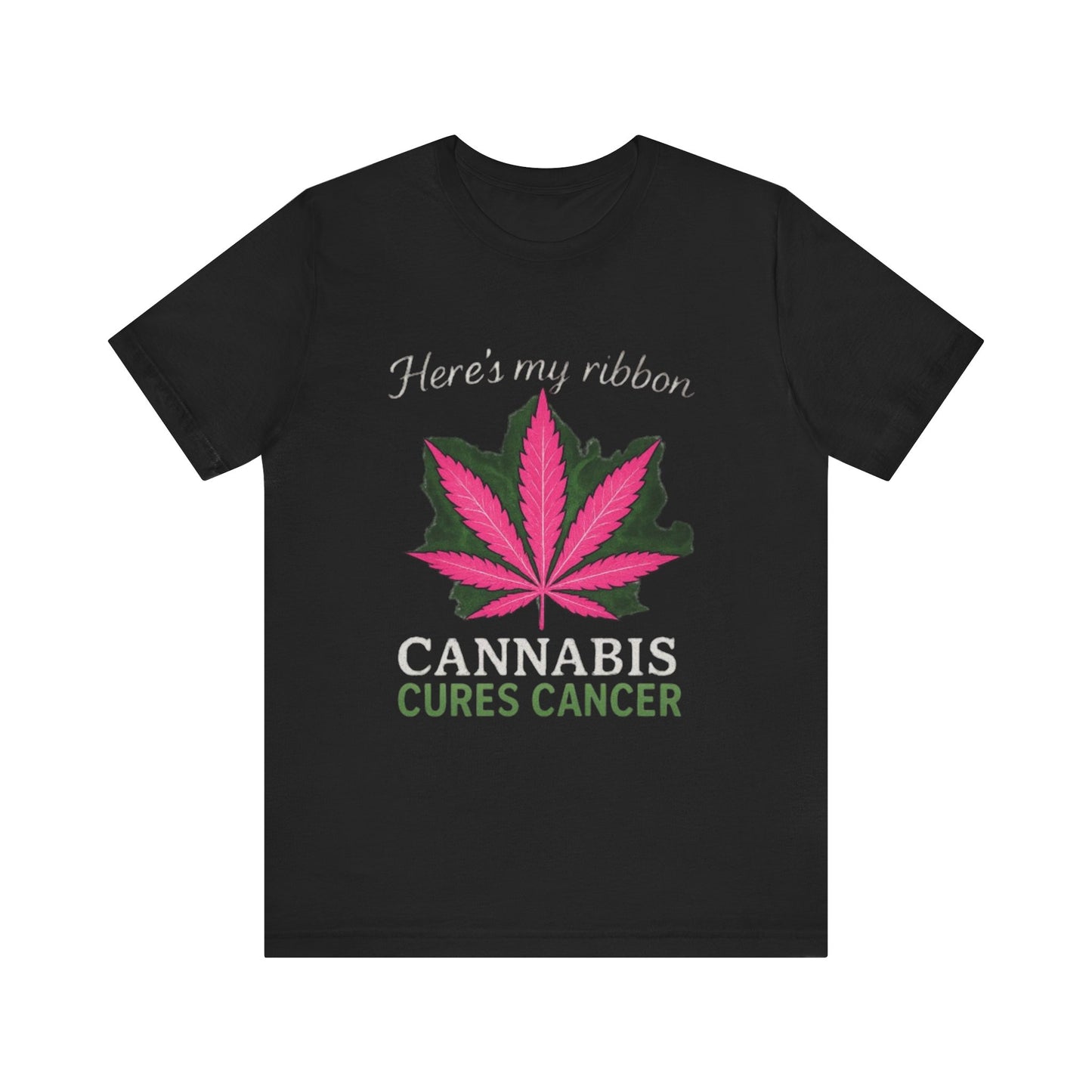 Cannabis Awareness Tee - Unisex Jersey Short Sleeve T-Shirt, Support Cancer Awareness, Gift for Advocates, Fundraiser Apparel