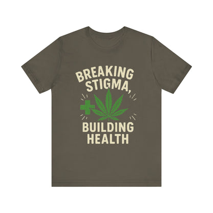 Breaking Stigma Unisex Jersey Tee - Cannabis Awareness Shirt, Gift for Activists, Eco-Friendly Clothing, Everyday Wear, Mental Health [...]