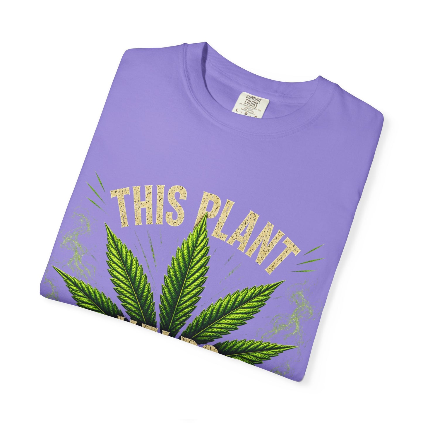 This Plant Helps People Win Shirt | Cannabis Cancer Awareness Tee | #FuckCancer Marijuana Support T-Shirt