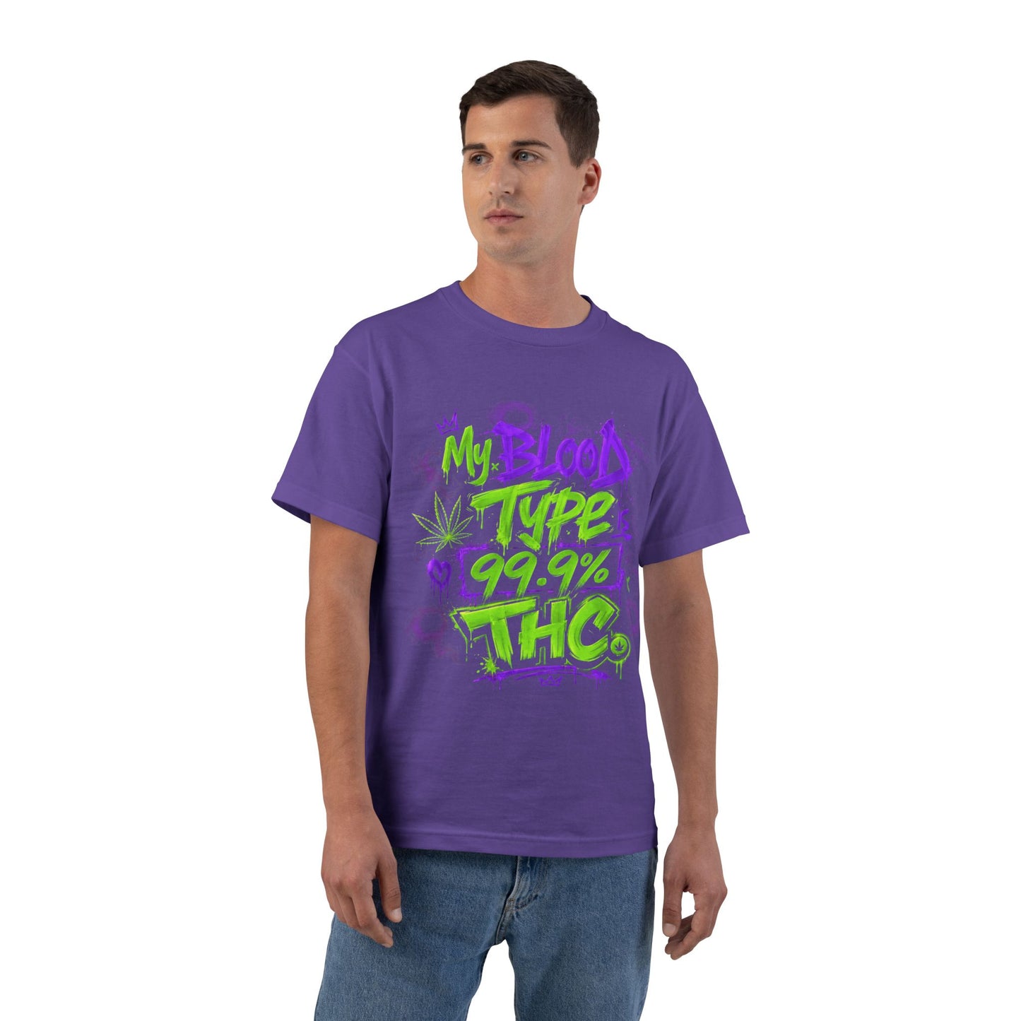 My Blood Type 99.9% THC Graphic T-Shirt