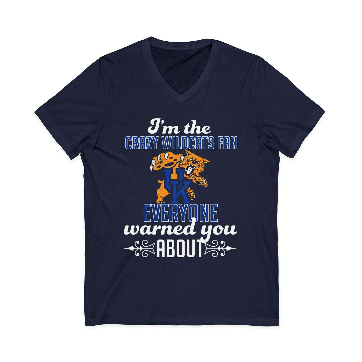 Crazy Wildcats Fan Shirt, Kentucky Football Basketball Tee, Everyone Warned You About Me, Game Day Shirt, UK Fan Apparel Gift